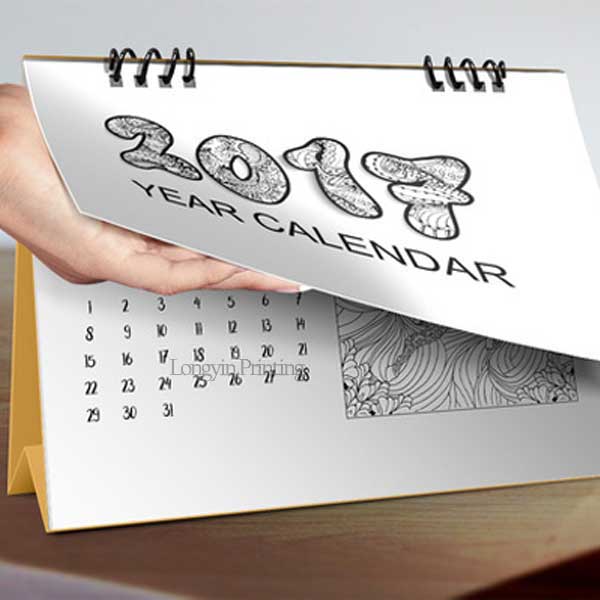 2017 Desk Calendar Printing,Calendar Printing Service