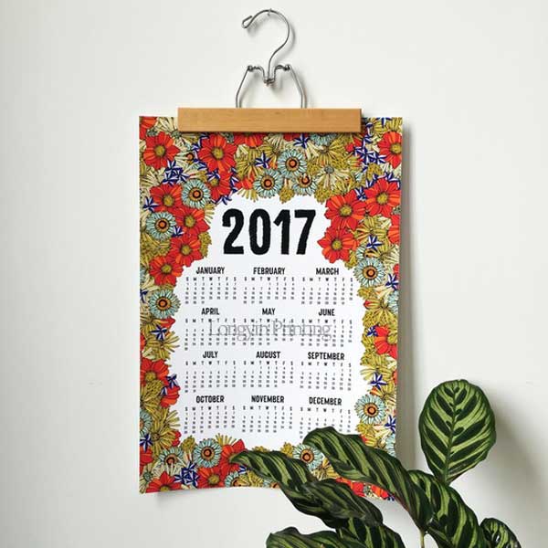 New Style Wall Calendar Printing,2017 Wall Calendar Printing